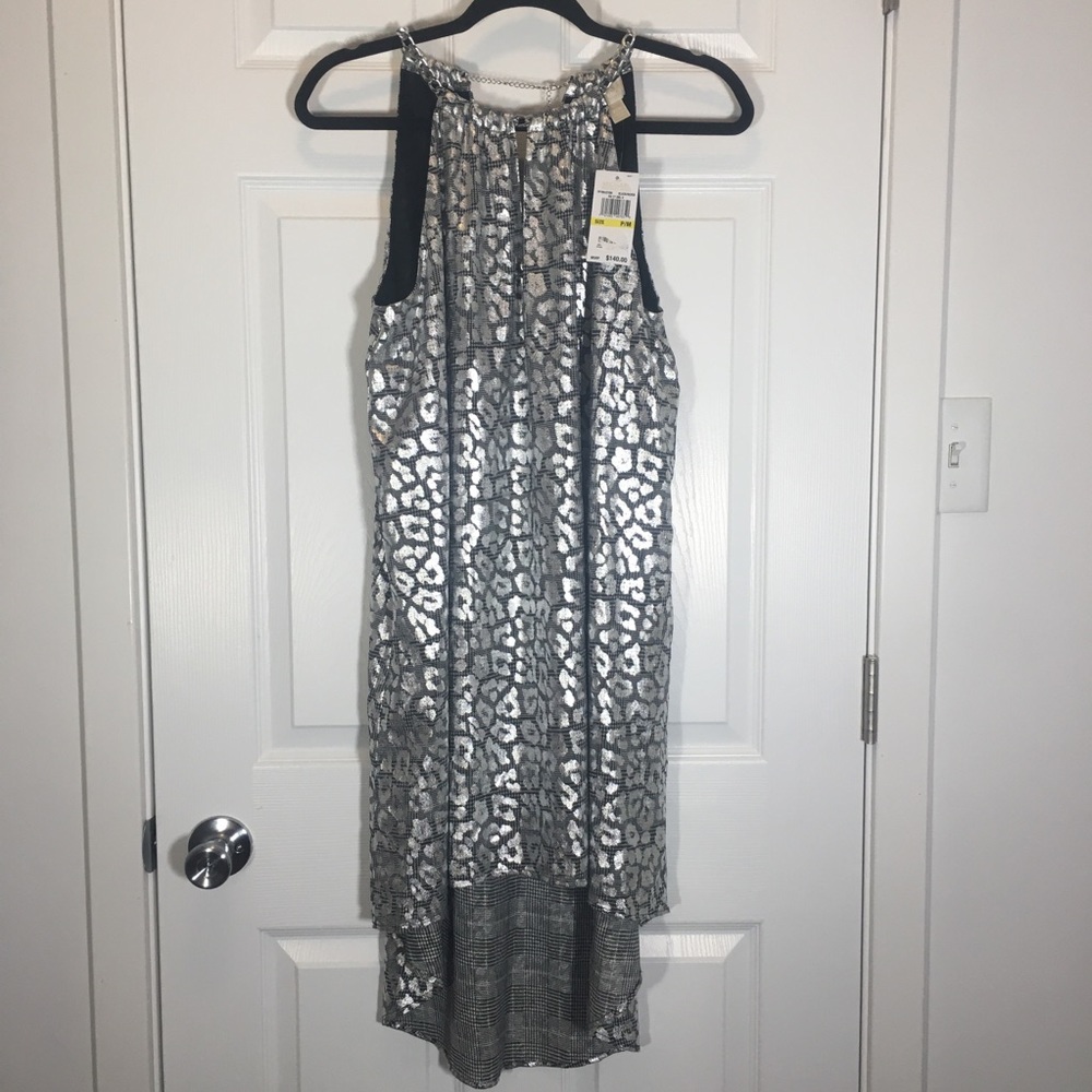 NWT Michael Michael Kors High Low Halter Dress - Picture 2 of 8